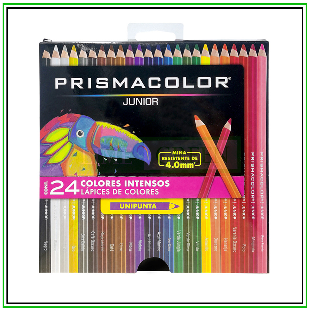 Bộ bút chì màu phổ thông Prismacolor Junior 24 Màu - Hộp giấy