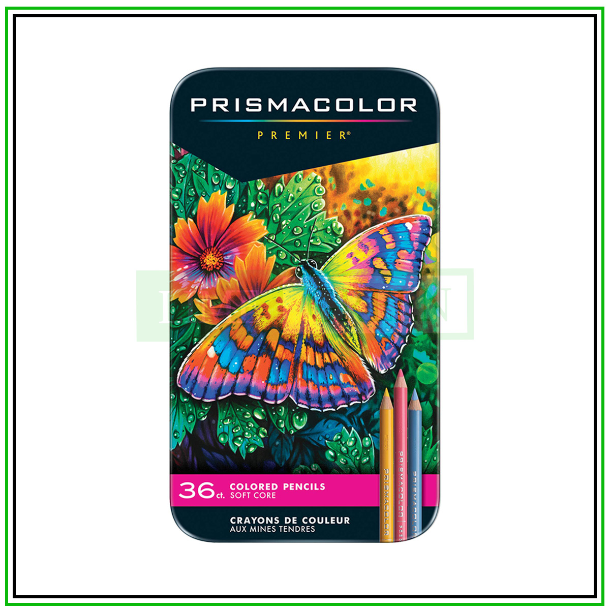 Bộ bút chì màu Prismacolor Premier Soft Core 36 Màu - Hộp thiếc