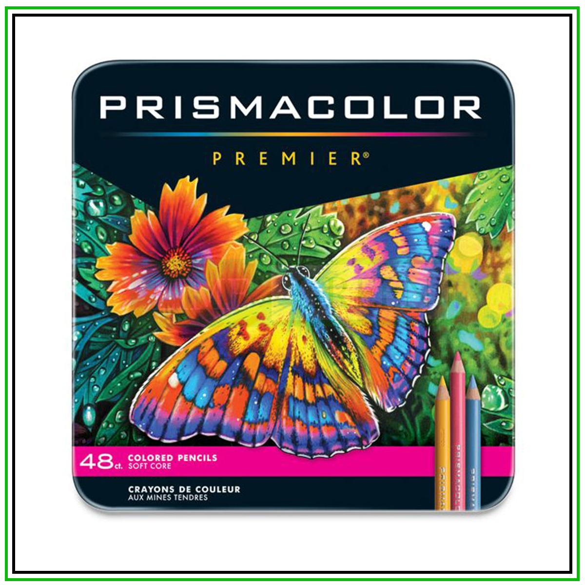 Bộ bút chì màu Prismacolor Premier Soft Core 48 Màu - Hộp thiếc