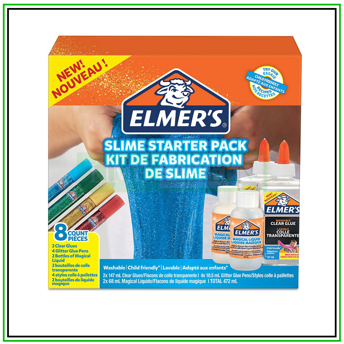 Bộ Làm Slime Cho Người Mới Bắt đầu Elmer's Glue Slime Starter Kit