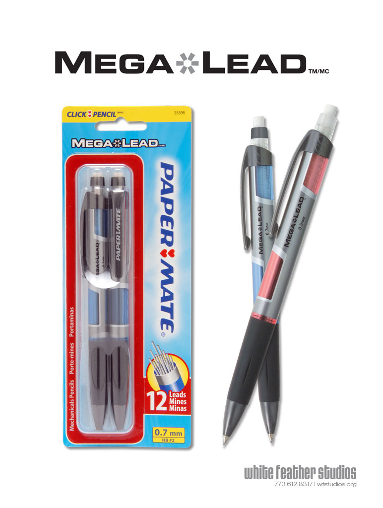 Bút Chì Bấm Paper Mate Mega Lead, Ngòi 0.7mm HB #2