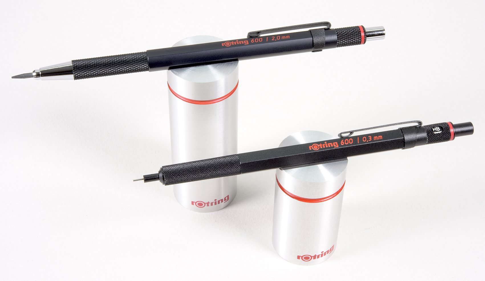 Bút Chì Cơ Khí Cao Cấp Rotring 600 Mechanical Pencil Black đen