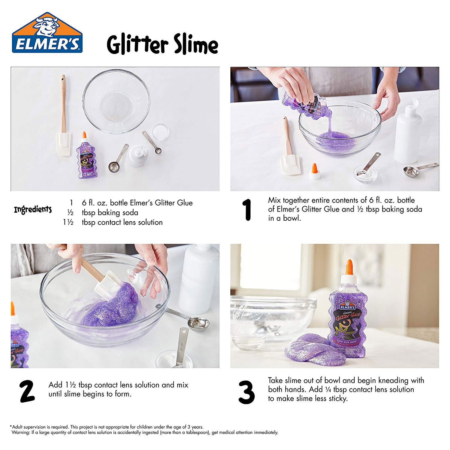 Keo Dán Kim Tuyến Elmer's Glitter Glue 147ml