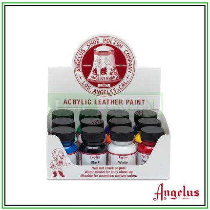 Combo 12 màu vẽ da chuyên dụng Angelus Leather Paint