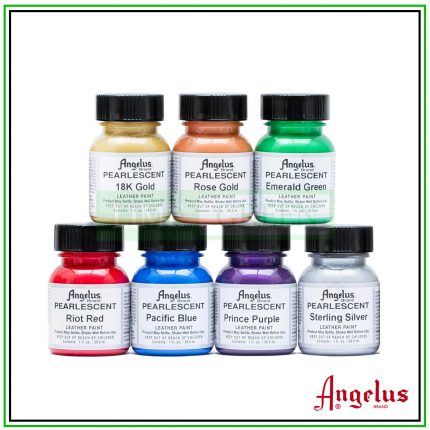 Màu acrylic vẽ da chuyên dụng Angelus Leather Paint Pearlescent 1oz