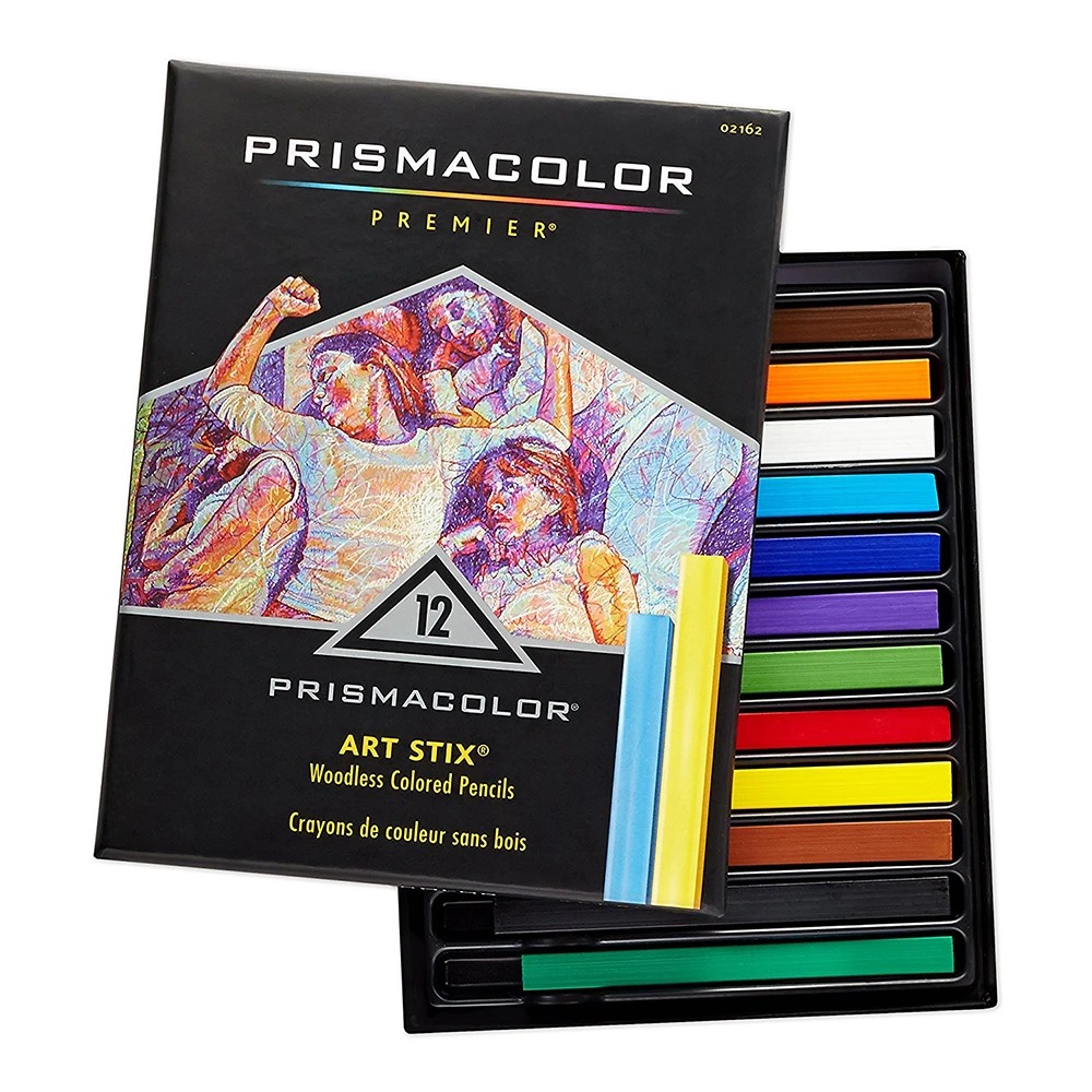 Phấn Tiễn Lõi Mềm Cao Cấp Prismacolor Premier® Art Stix 12 Màu